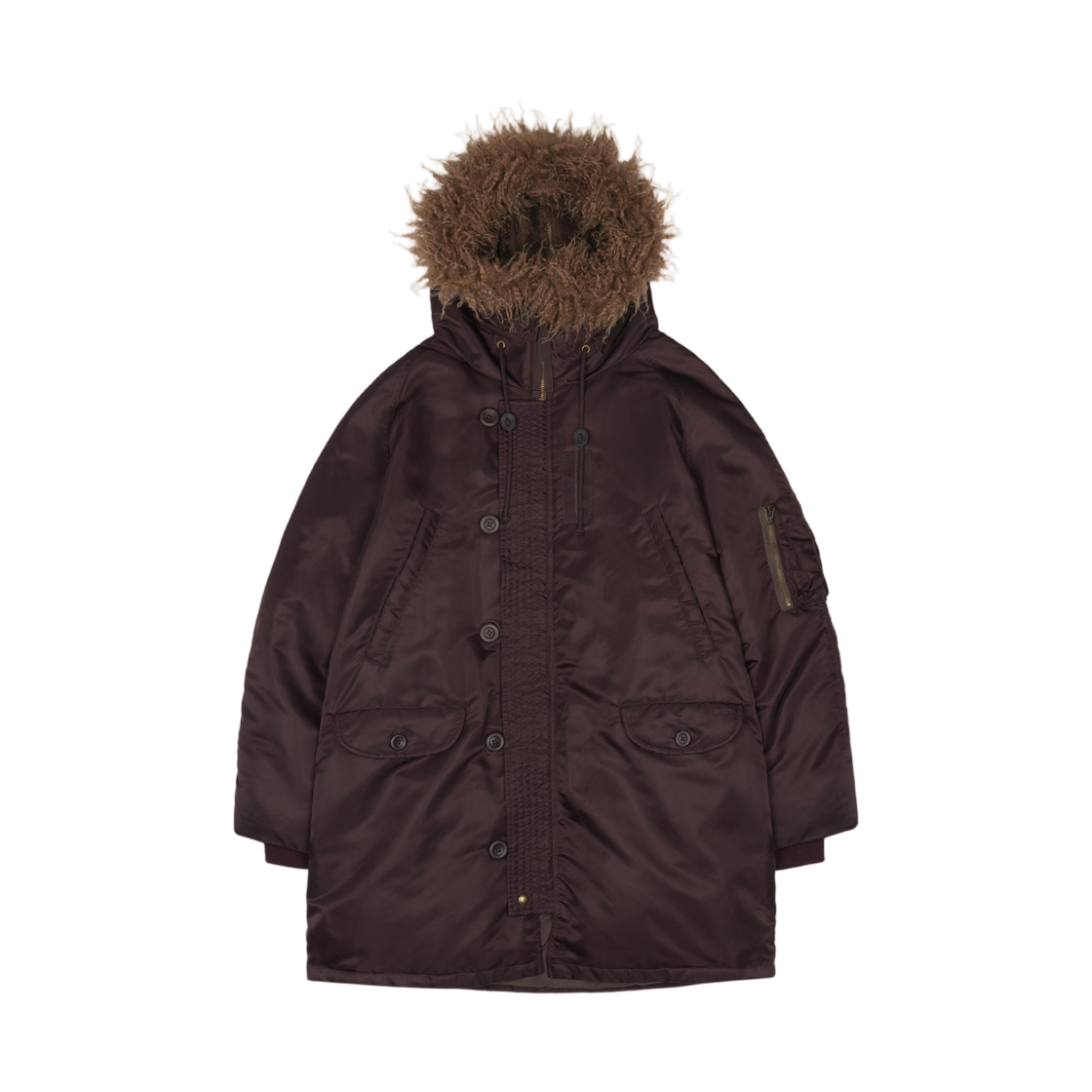 - (W) Coyseio Hooded Field Down Jacket Wine