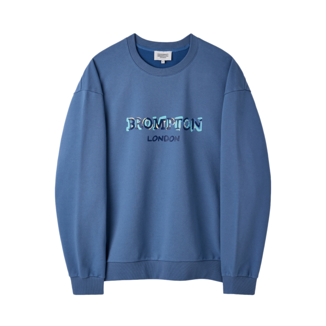 P261USW106064 BROMPTON LONDON Brompton Logo Sweatshirt T Blue