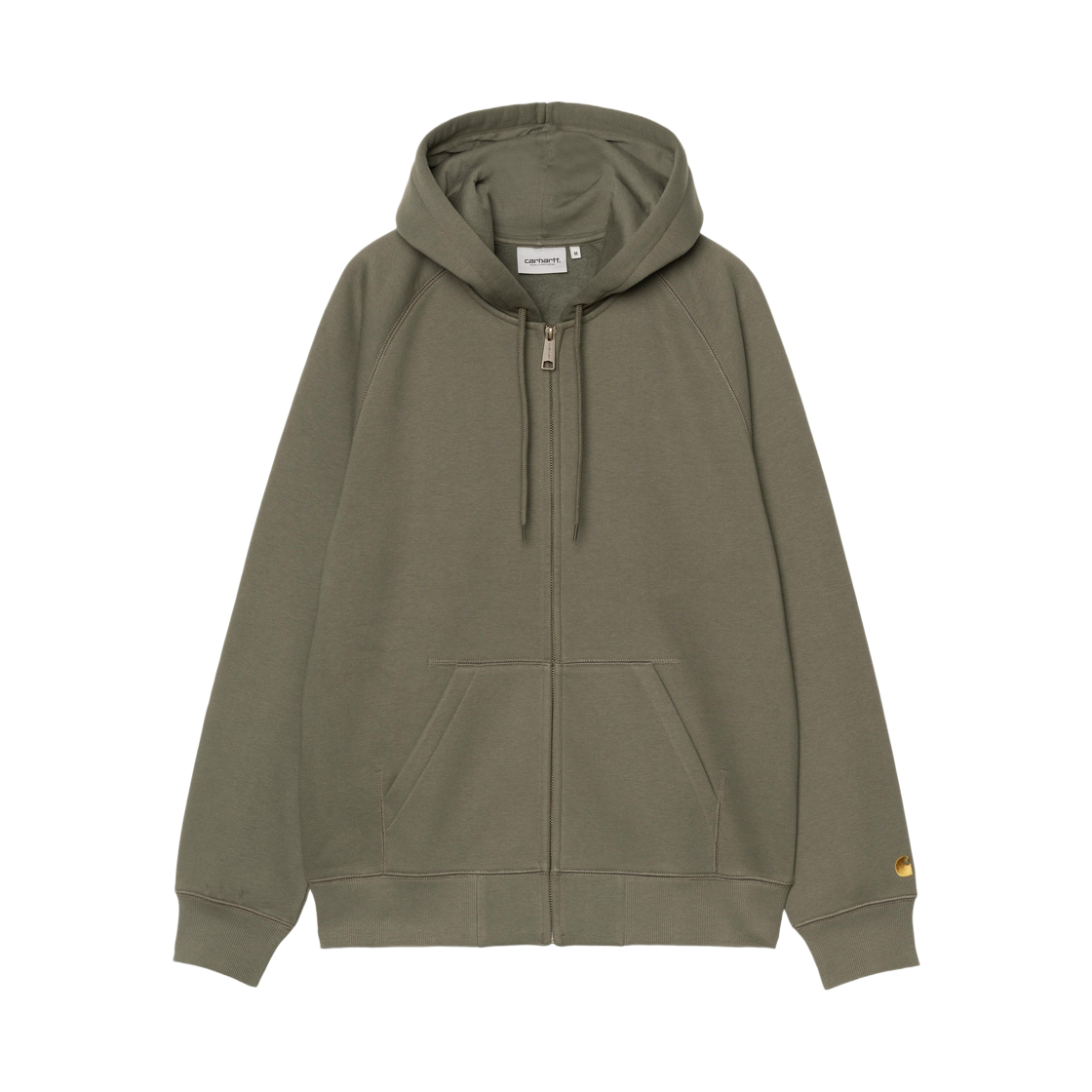 I033664-3LR-XX Carhartt WIP Hooded Chase Jacket Leaf Gold