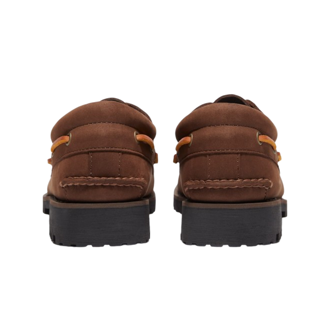 팀버랜드 어센틱 3 아이 러그 보트 슈즈 브라운(Timberland Authentic 3-Eye Rug Boat Shoes Brown) - 3