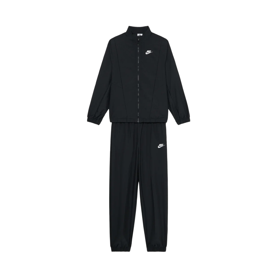 HQ9314-011 (Kids) Nike NSW Woven Tracksuit Black White (HQ9314-011)
