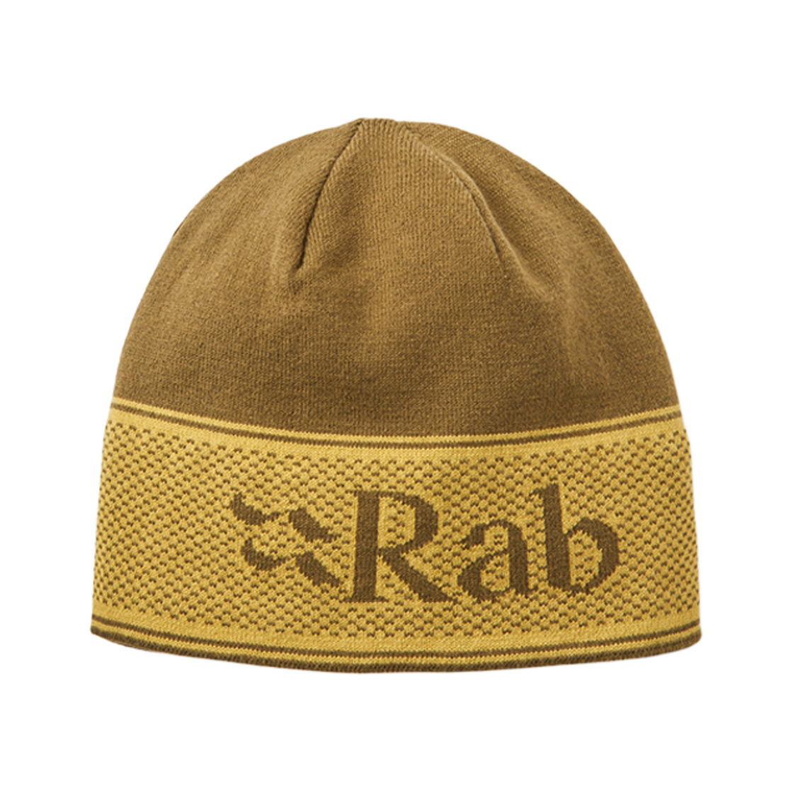 RABQAB700ODPONE Rab Logo Band Beanie Oak Dark Pollen