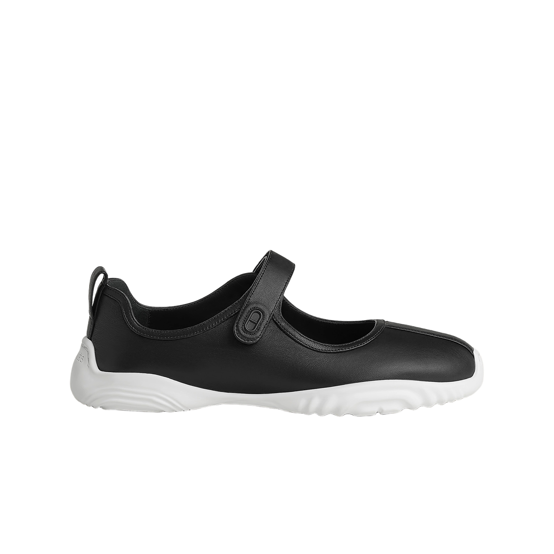 H262153Z02 (W) Hermes Neptune Ballet Flat Nappa Leather & Noir