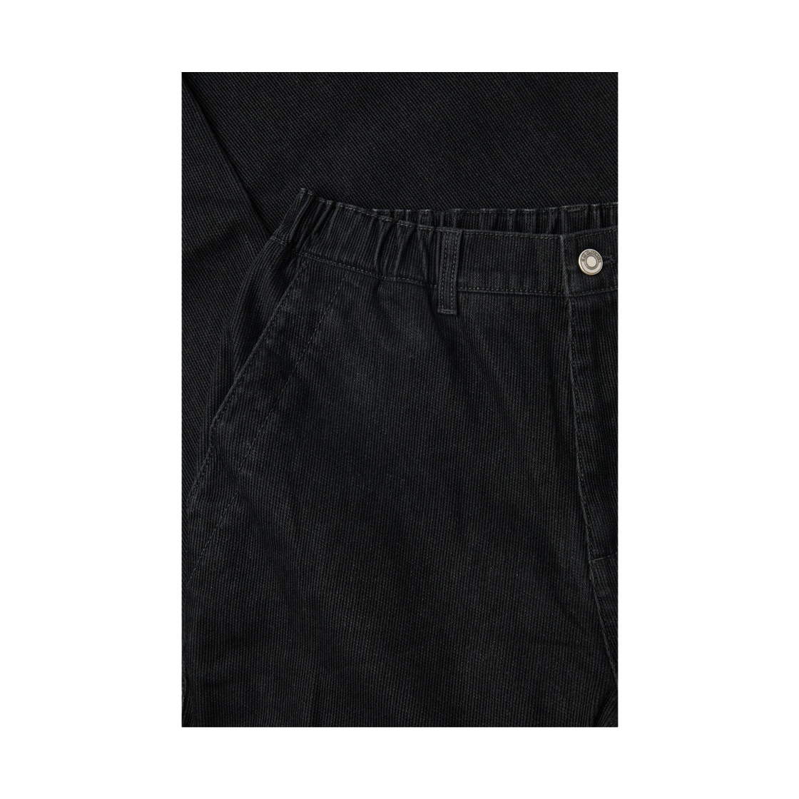 이로 아이세 밴딩 데님팬츠 블랙(Iro Aises Elastic-Waist Denim Pants Black) - 5