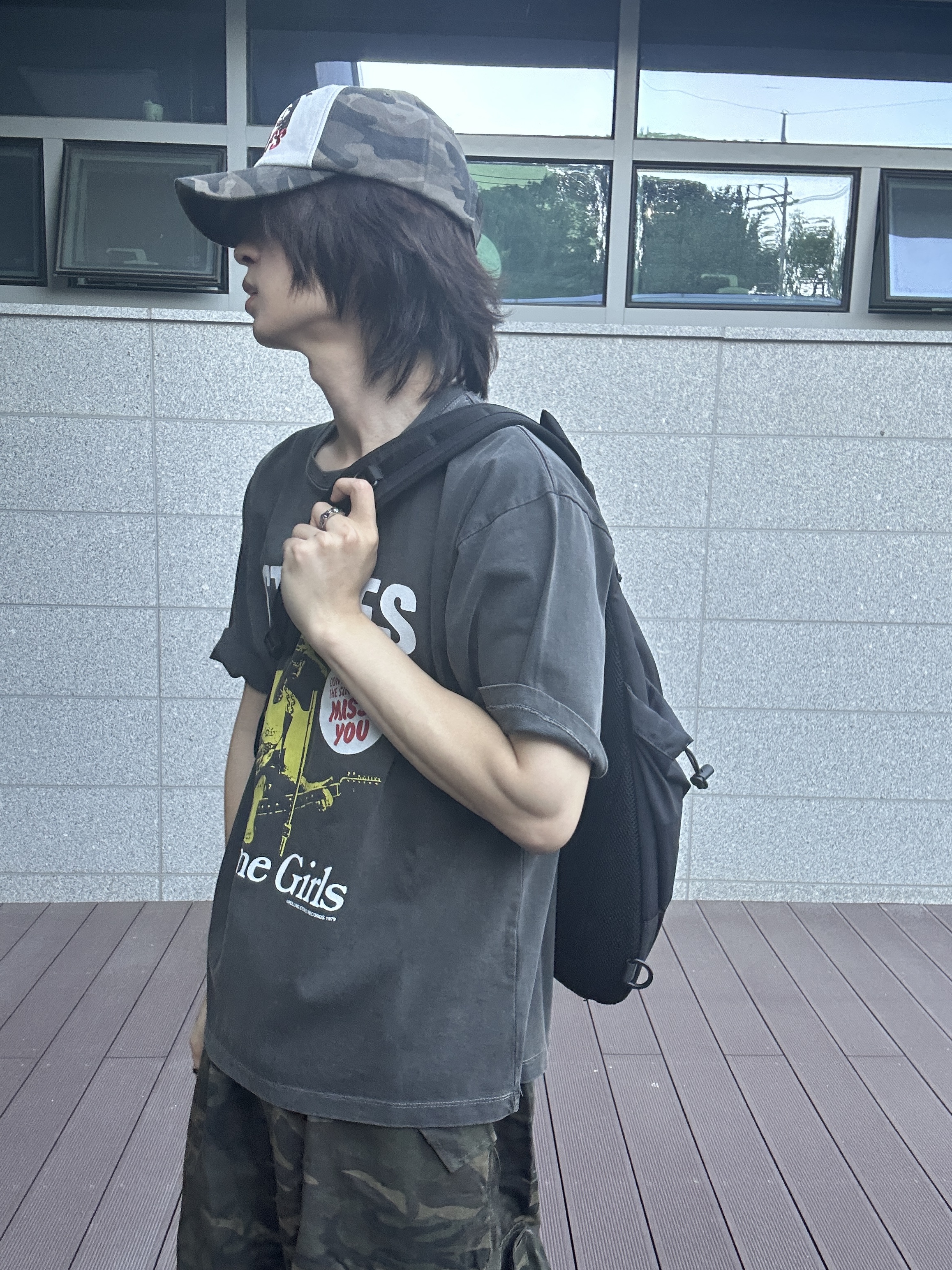 Honda Motorcycle Sling Bag Black, Apple AirPods Max Lightning Silver (Korean Ver.) 착용 스타일 - 5