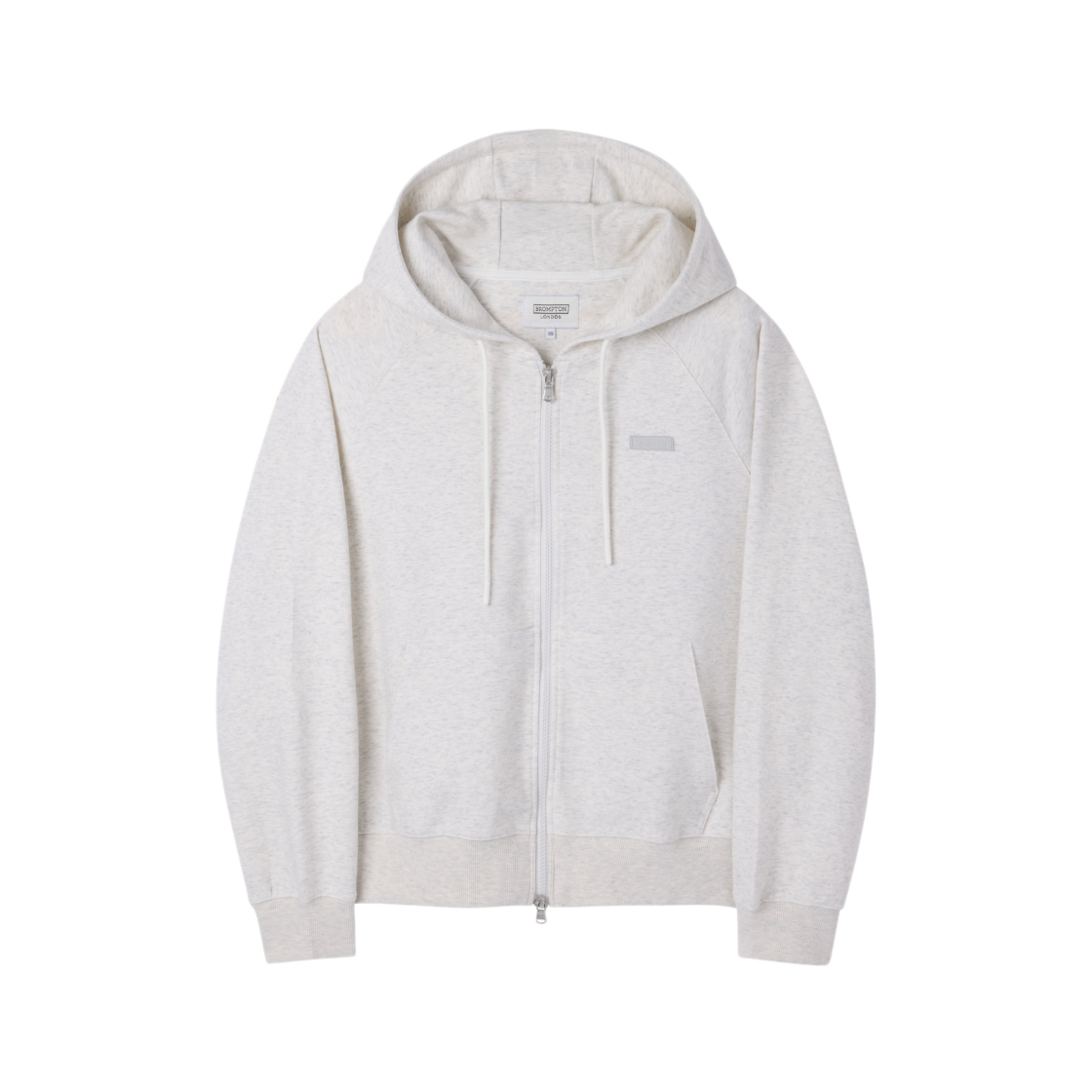P261WFT160035 BROMPTON LONDON W Hooded Zip-Up Oatmeal
