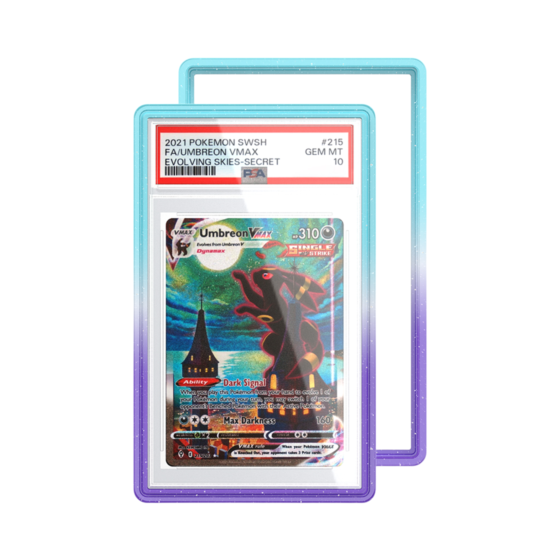 파브 TPU 범퍼 케이스 PSA 등급카드용 퍼플블루(PAV TPU Bumper Case PSA Type Purple Blue) - 1