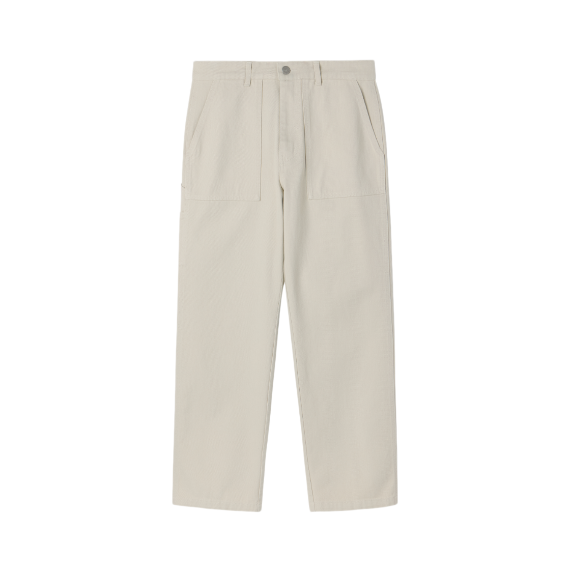 P261MPT106907 BROMPTON LONDON Carpenter Trousers Cream