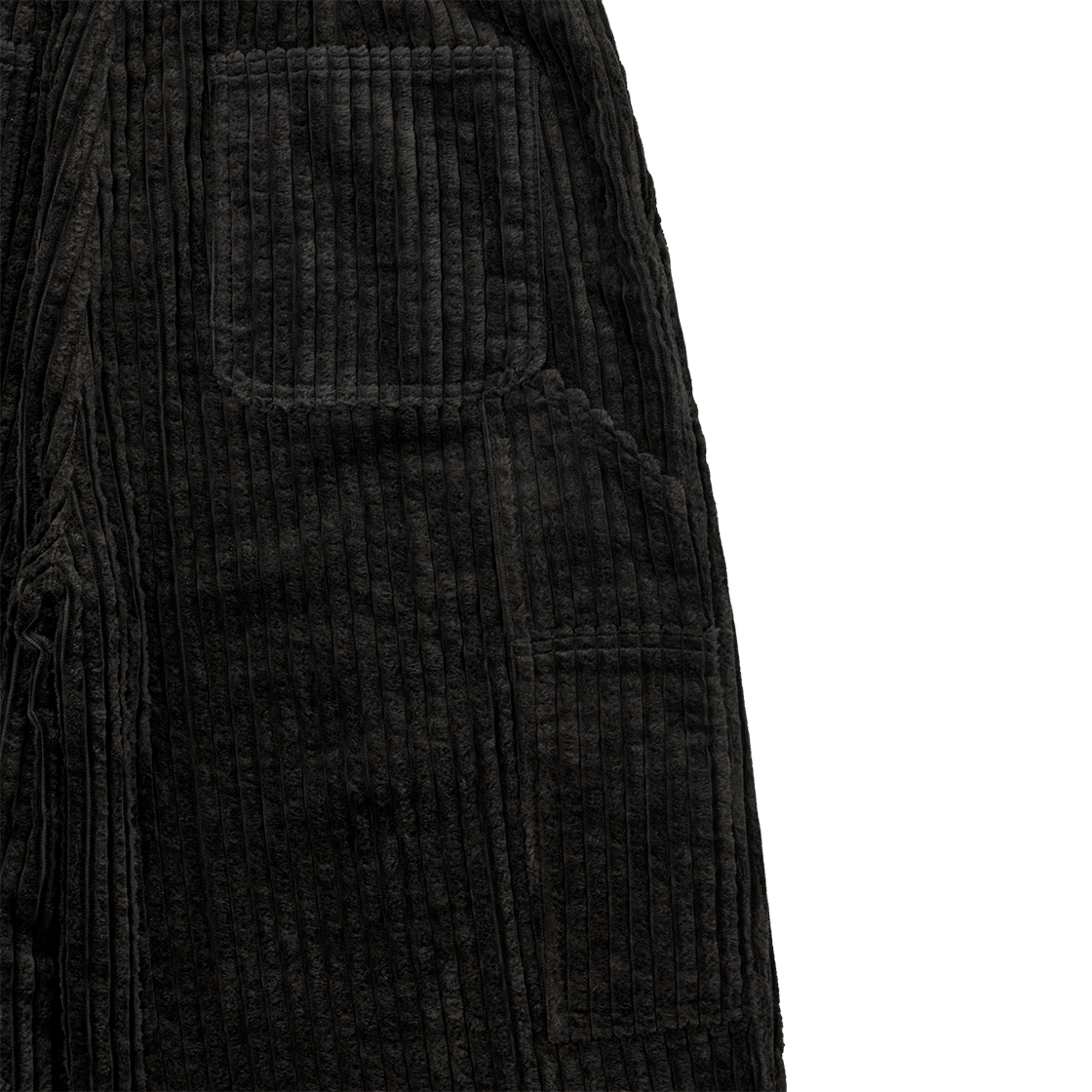 에모스탠스클럽 코듀로이 카펜터 버뮤다 쇼츠 블랙(emostanceclub Corduroy Carpenter Bermuda Shorts Black) - 4