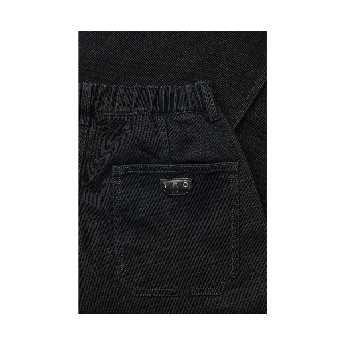 이로 아이세 밴딩 데님팬츠 블랙(Iro Aises Elastic-Waist Denim Pants Black) - 6