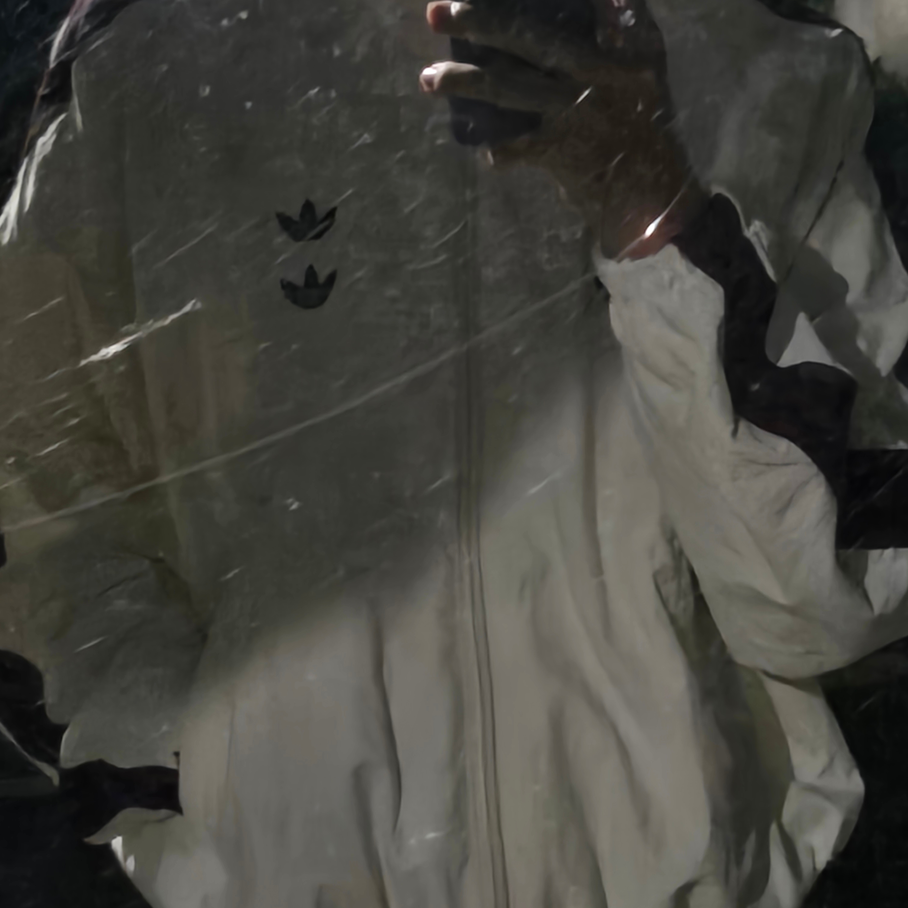 Adidas x Willy Chavarria Woven Track Jacket Off White - KR Sizing 착용 스타일 - 2