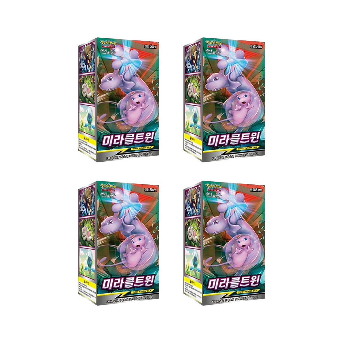 포켓몬 TCG 썬&문 확장팩 미라클 트윈 4 박스 (120팩/한글판)(Pokemon TCG Sun & Moon Expansion Pack Miracle Twin 4 Box (Pack of 120/Korean Ver.)) - 1