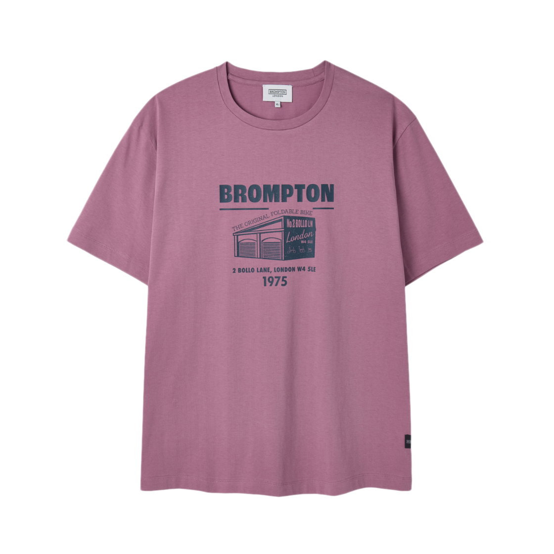 P262UTS152335 BROMPTON LONDON Brompton Graphic Half Sleeve T-Shirt Lavender
