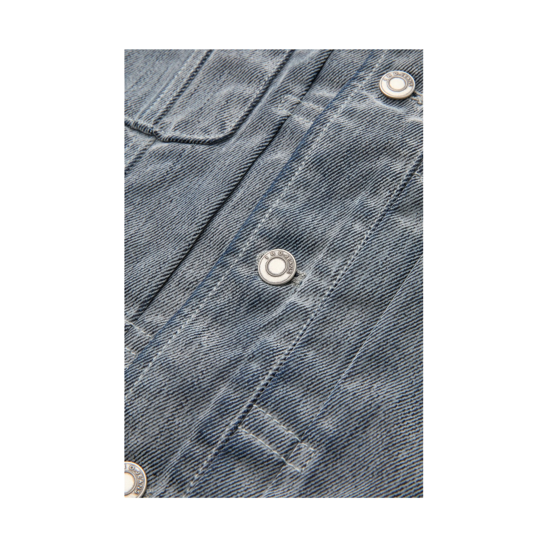 이로 루시드 벨벳 데님 트러커 자켓 그레이(Iro Lucide Velvet Denim Trucker Jacket Gray) - 5