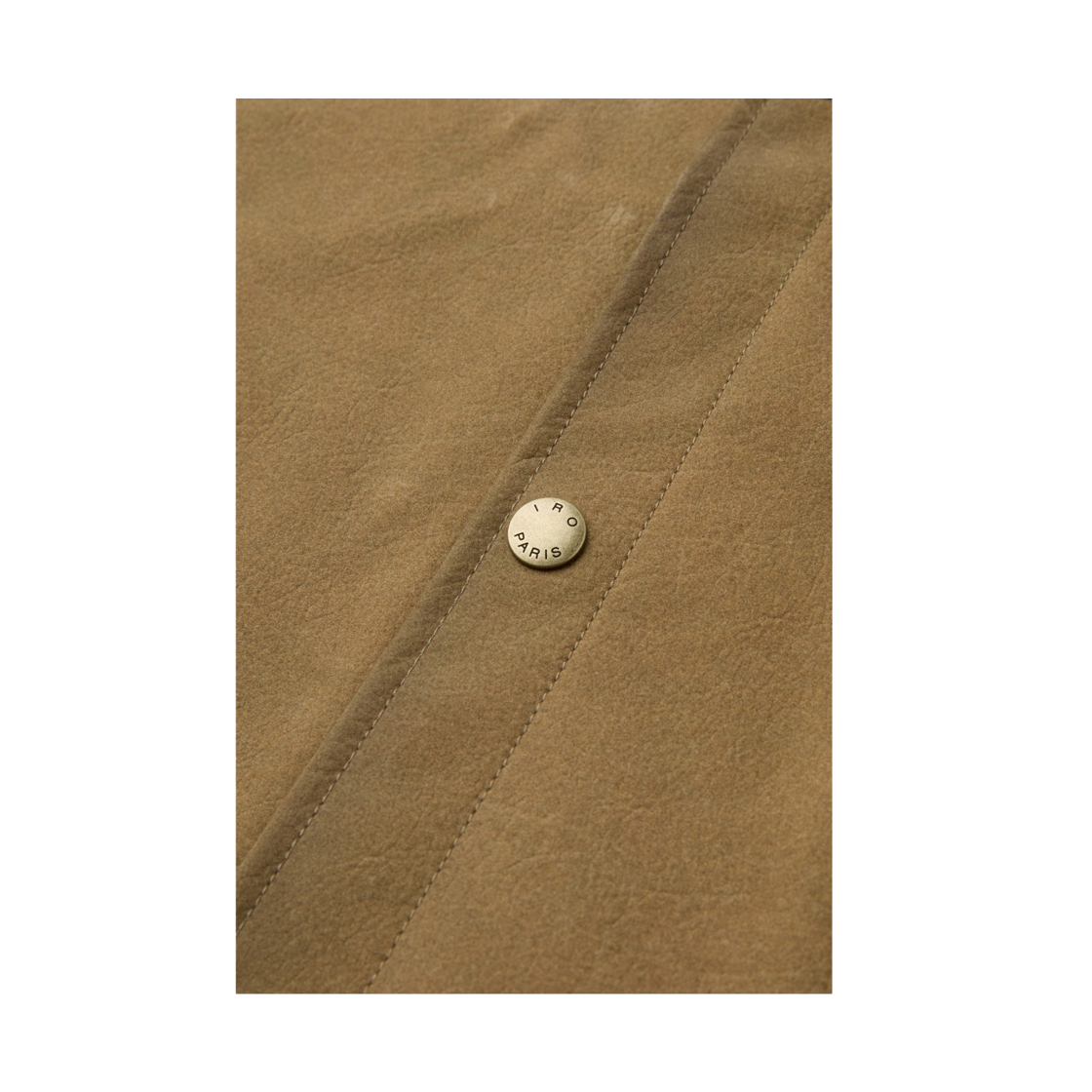 이로 아이즈 페이크 스웨이드 셔켓 베이지(Iro Aise Faux Suede Shirt Jacket Beige) - 6