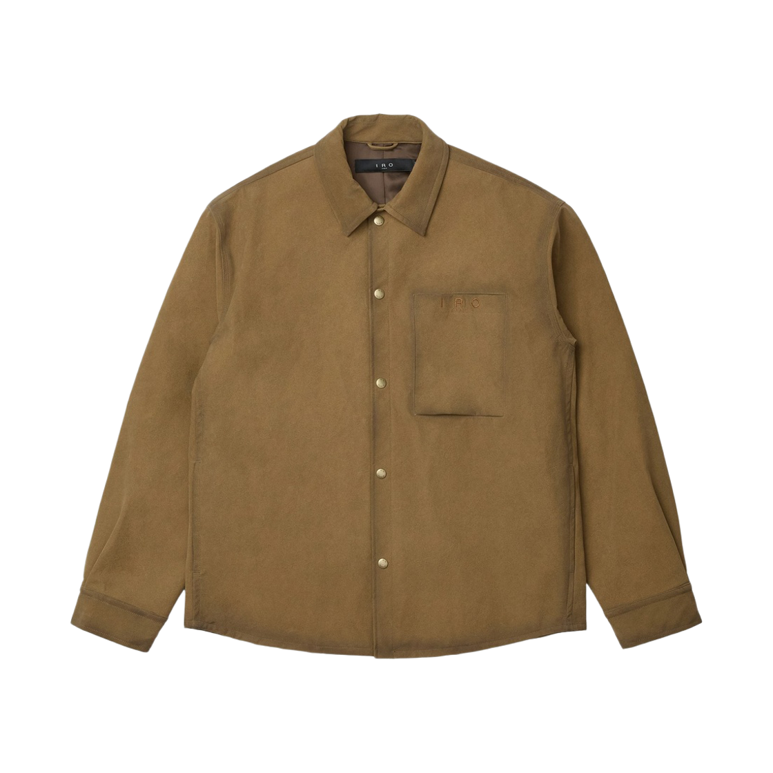 이로 아이즈 페이크 스웨이드 셔켓 베이지(Iro Aise Faux Suede Shirt Jacket Beige)
