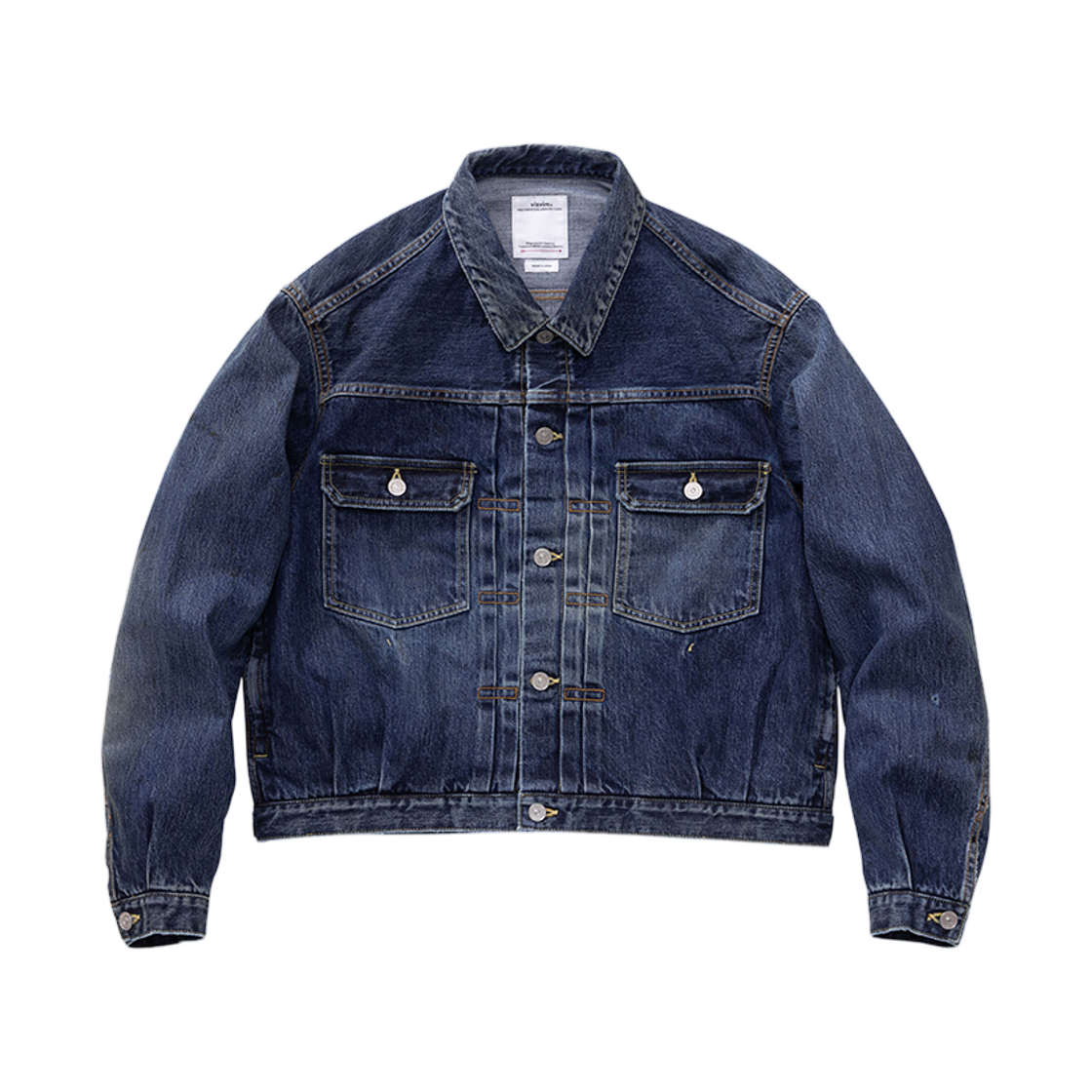 비즈빔 SS 101XX 자켓 DMGD-1013 인디고(Visvim SS 101XX Jacket DMGD-1013 Indigo) - 1
