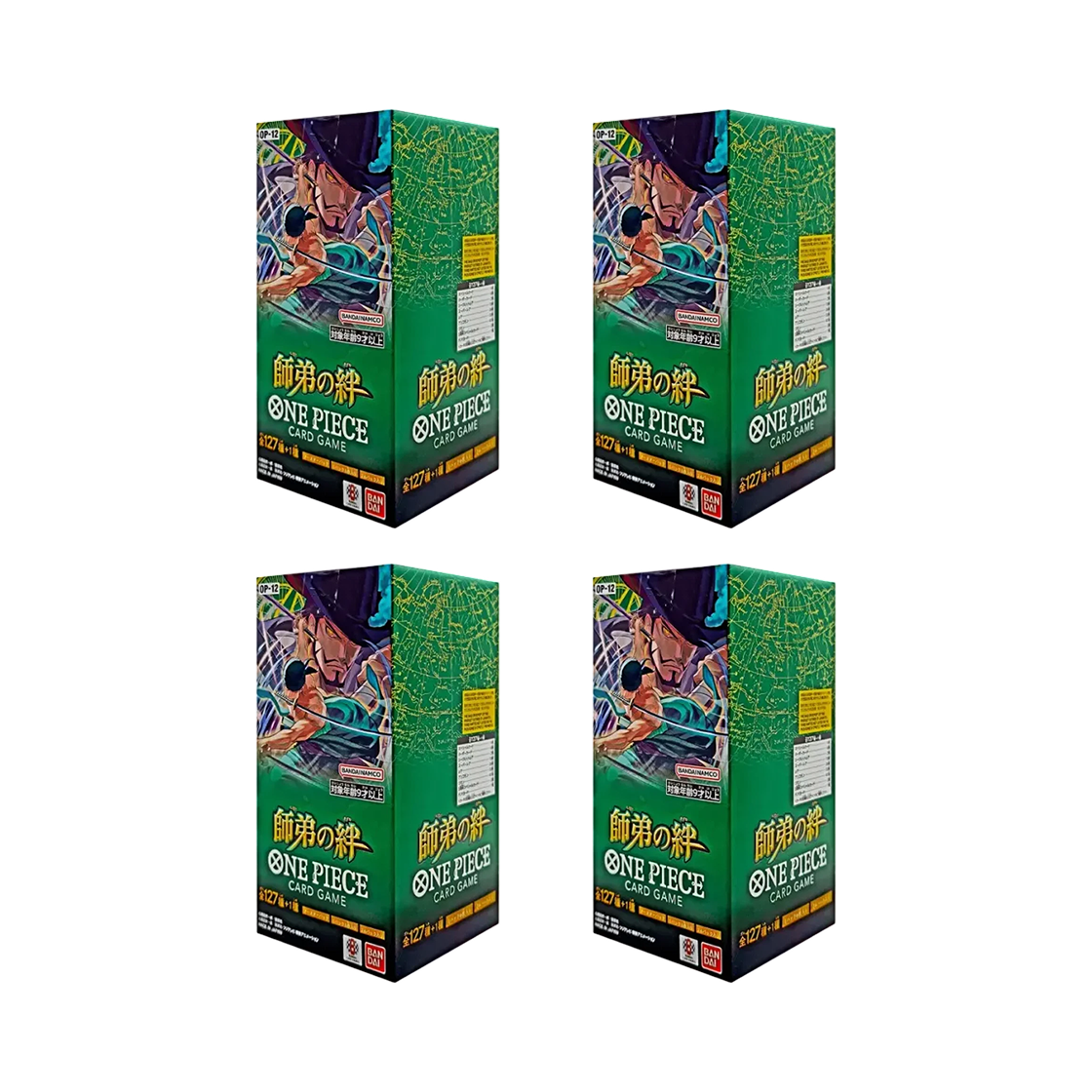 원피스 TCG OP-12 부스터 팩 사제의 연 4 박스 (96팩/일어판)(One Piece TCG OP-12 Booster Pack Legacy of the Master 4 Boxes (Pack of 96/Japanese Ver.)) - 1