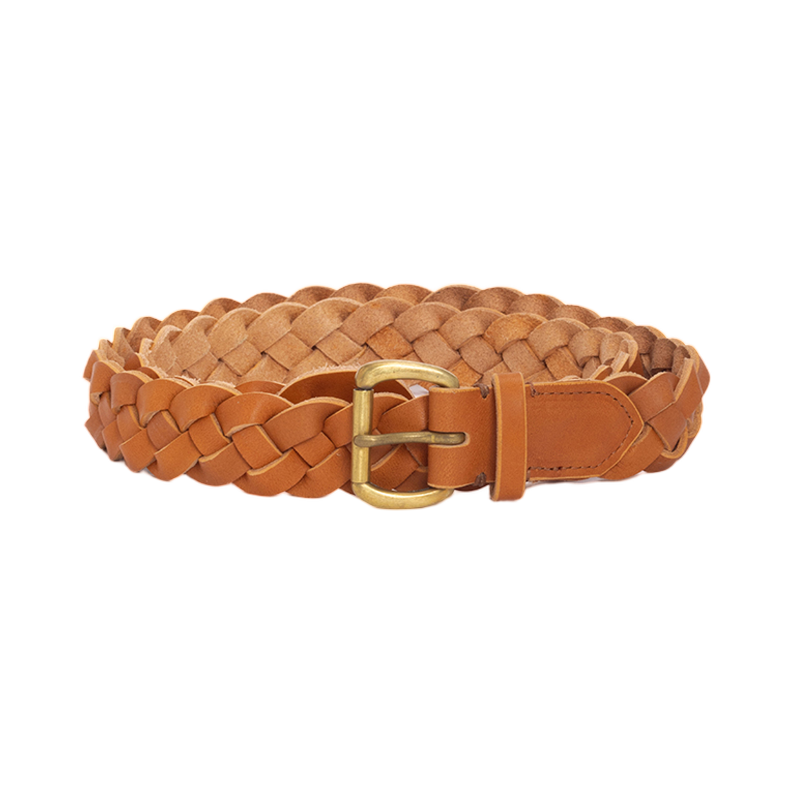 비즈빔 브레이디드 벨트 30mm 라이트 브라운(Visvim Braided Belt 30mm Light Brown)