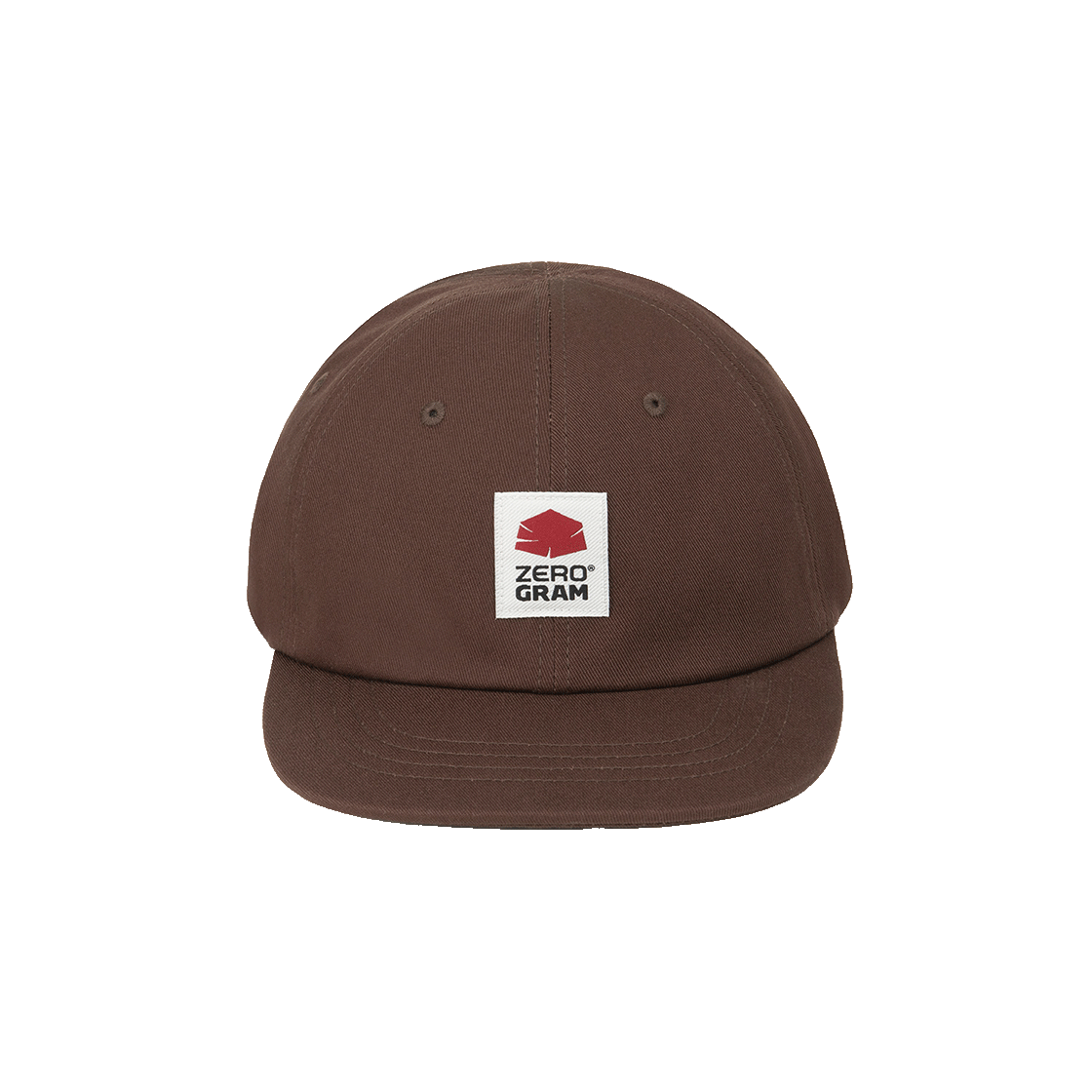 제로그램 게르 라벨 포인트 6패널 캡(Zerogram Ger Label Point 6Pannel Cap Brown) - 2