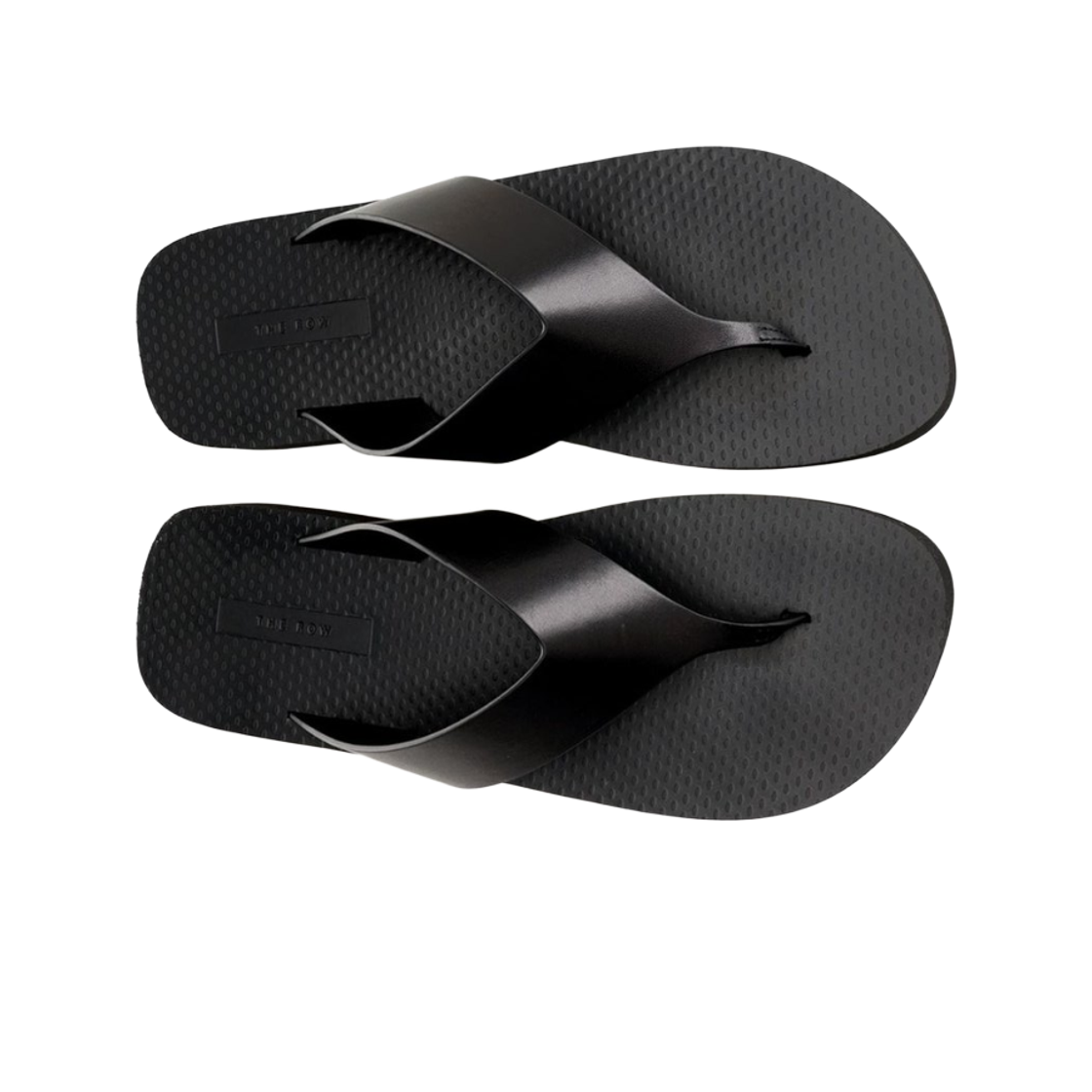 (W) 더 로우 듄 클래식 플립플랍 블랙((W) The Row Dune Classic Flip Flop Black) - 2