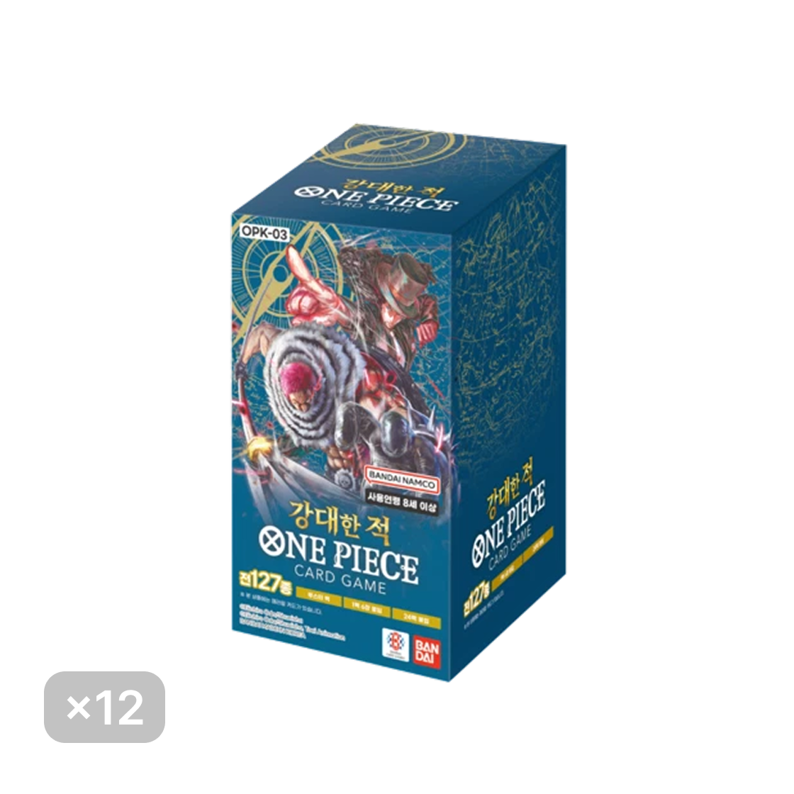 원피스 TCG OPK-03 부스터 팩 강대한 적 12 박스 (288팩/한글판)(One Piece TCG OPK-03 Booster Pack Pillars of Strength 12 Boxes (Pack of 288/Korean Ver.)) - 1