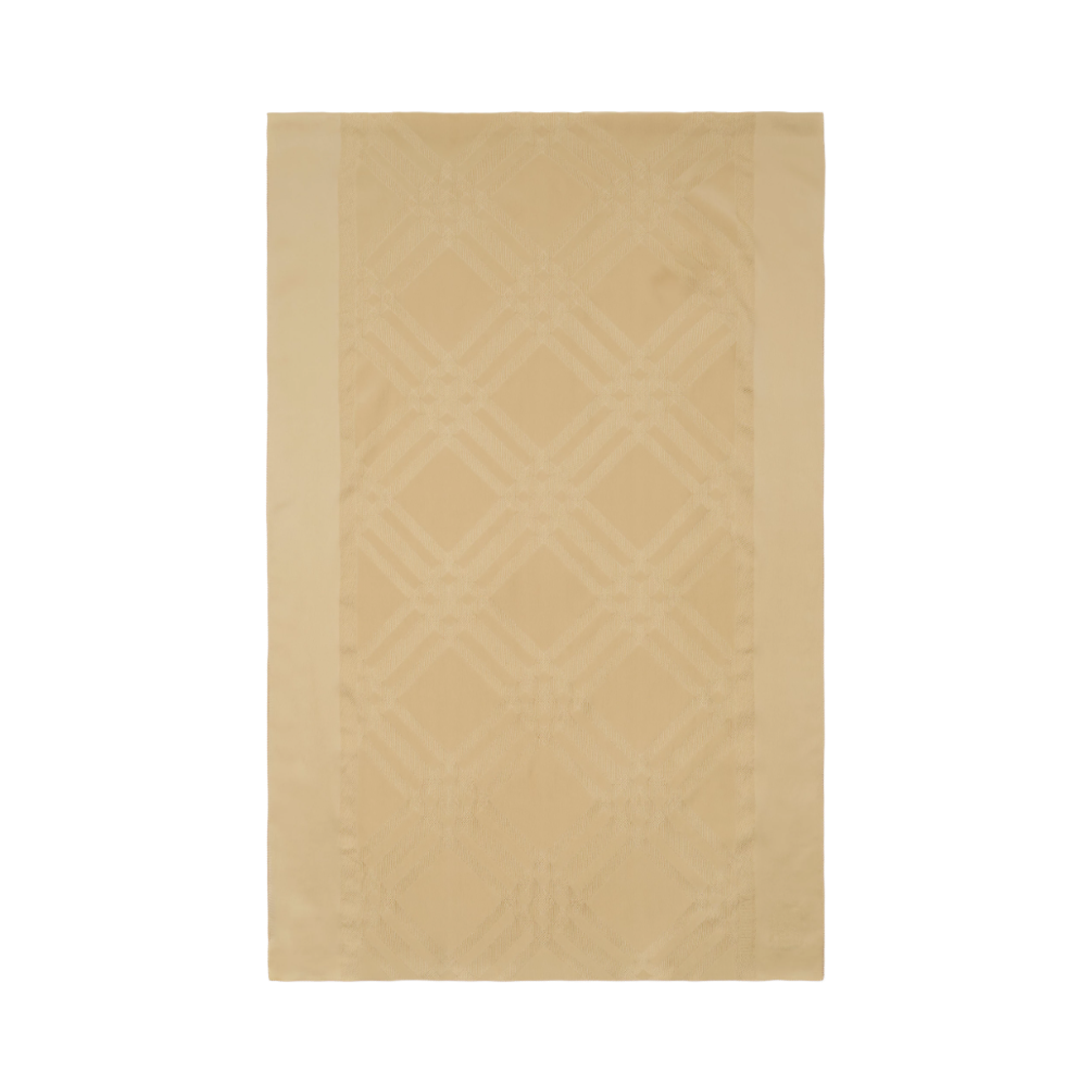 8123776 Burberry Wide Check Silk Scarf Sand Beige