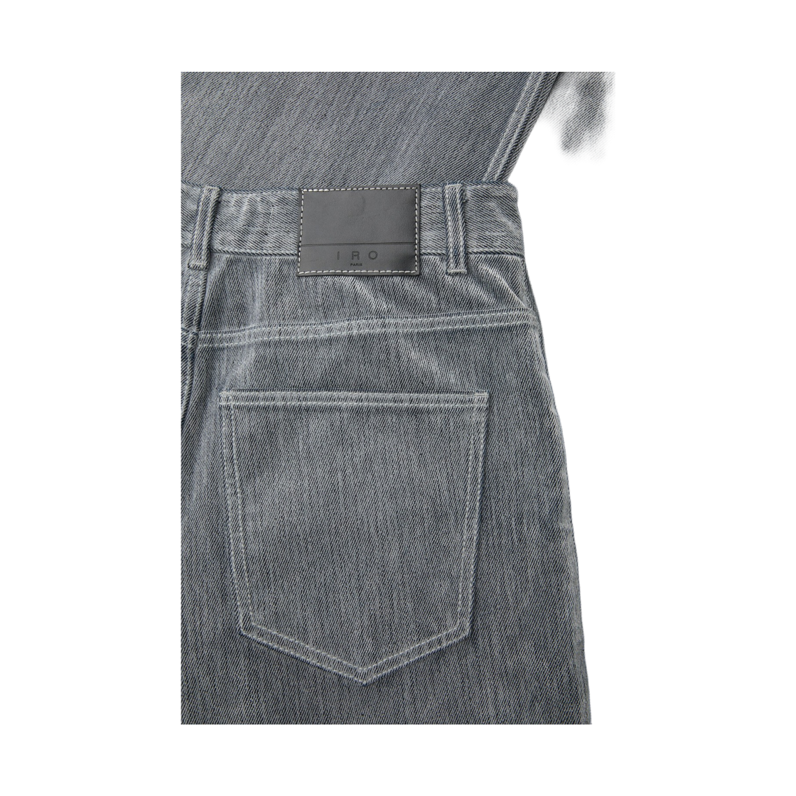 이로 나크르 벨벳 데님팬츠 그레이(Iro Nacre Velvet Denim Pants Gray) - 6