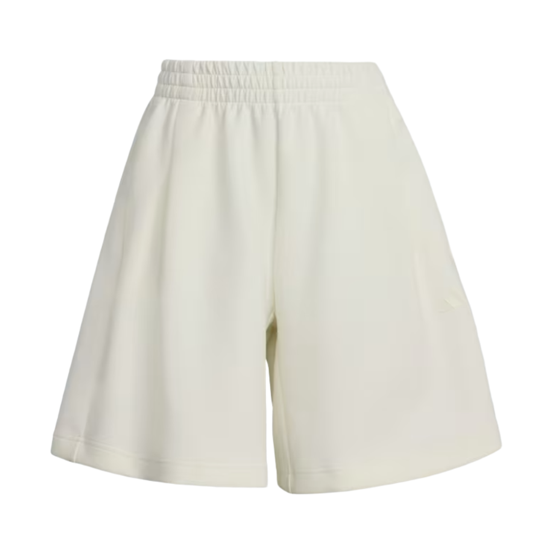 KE8837 (W) Adidas Sportswear Soft Lux Pleated Shorts Off White - KR Sizing