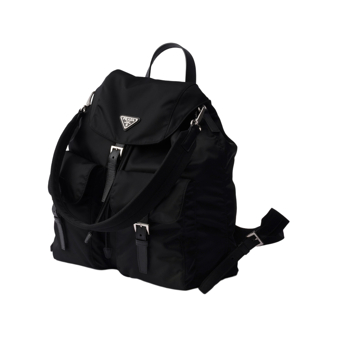 프라다 리나일론 백팩 블랙(Prada Re-Nylon Backpack Black) - 2