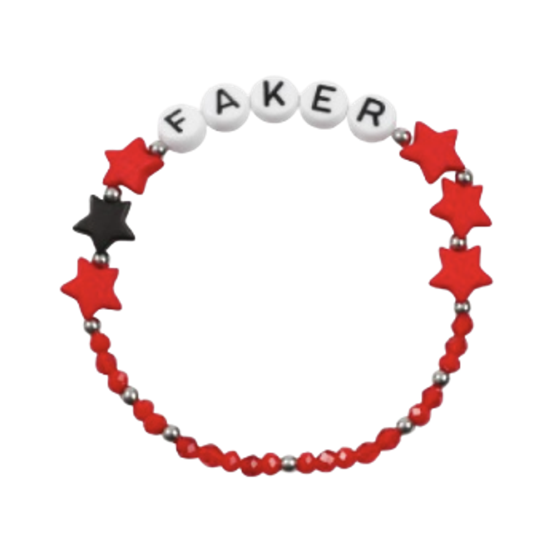 T1 홈 그라운드 플레이어 브레이슬릿 페이커 레드(T1 Home Ground Player Bracelet Faker Red)