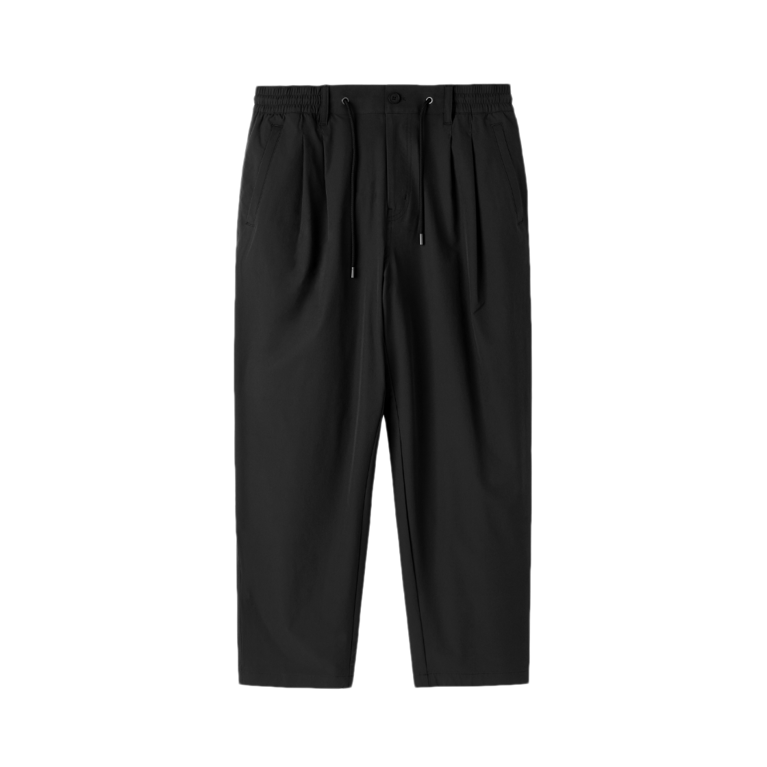 P261UPT102099 BROMPTON LONDON Carrot Trousers Black