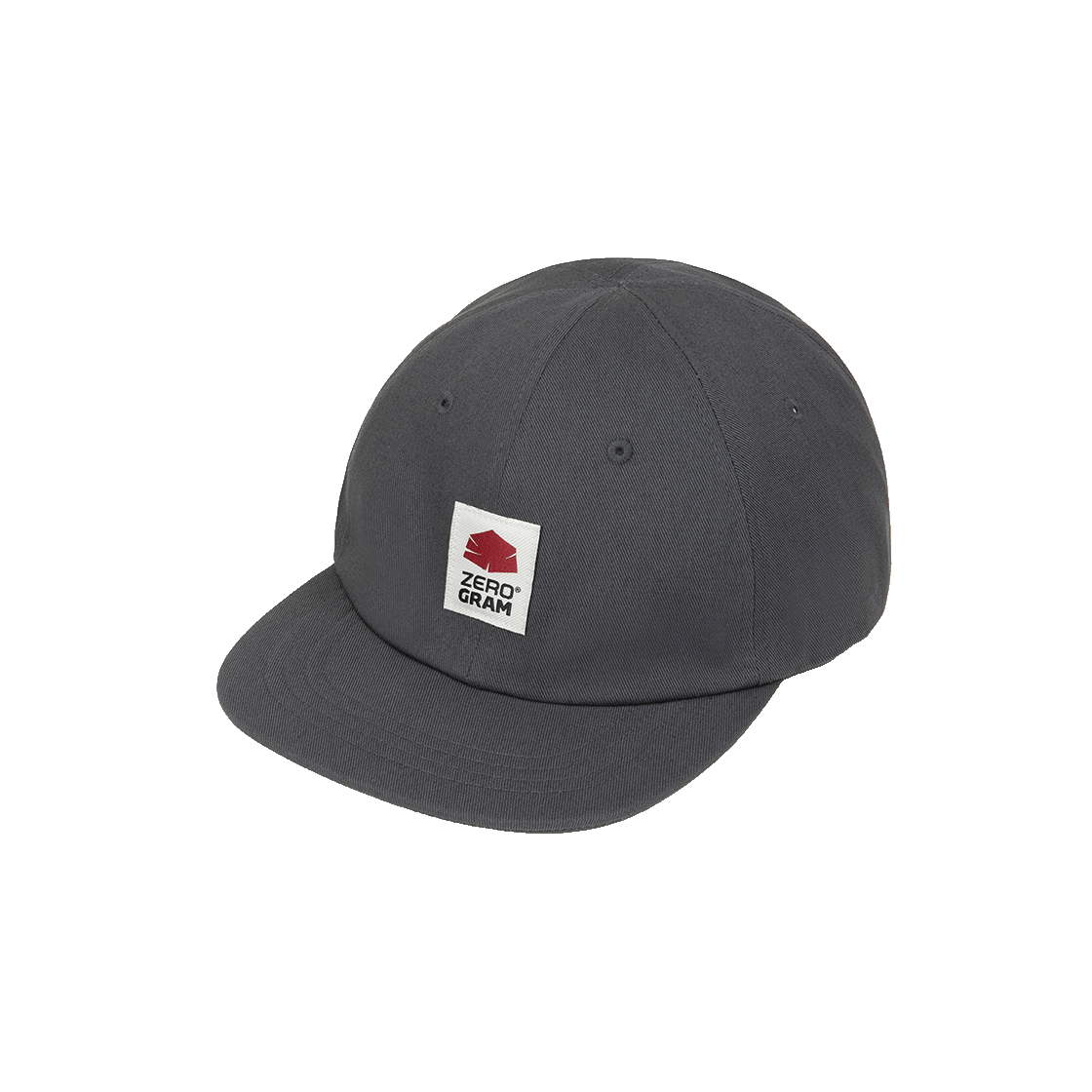 제로그램 게르 라벨 포인트 6패널 캡(Zerogram Ger Label Point 6Pannel Cap Dark Gray)