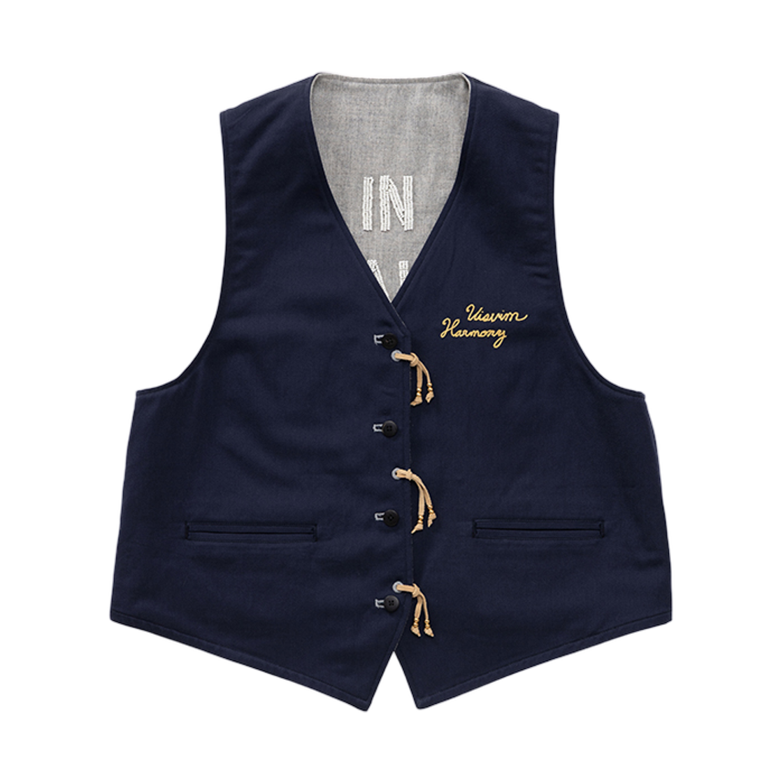 비즈빔 뉴포크 베스트 네이비(Visvim Newfolk Vest Navy)