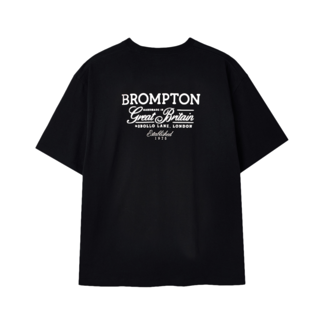 브롬톤 런던 브롬톤 레터링 반팔 티셔츠 블랙(BROMPTON LONDON Brompton Lettering Half Sleeve T-Shirt Black) - 2