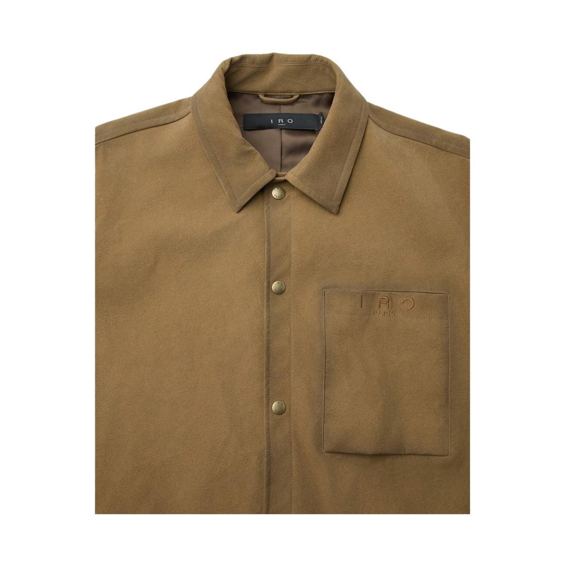 이로 아이즈 페이크 스웨이드 셔켓 베이지(Iro Aise Faux Suede Shirt Jacket Beige) - 4