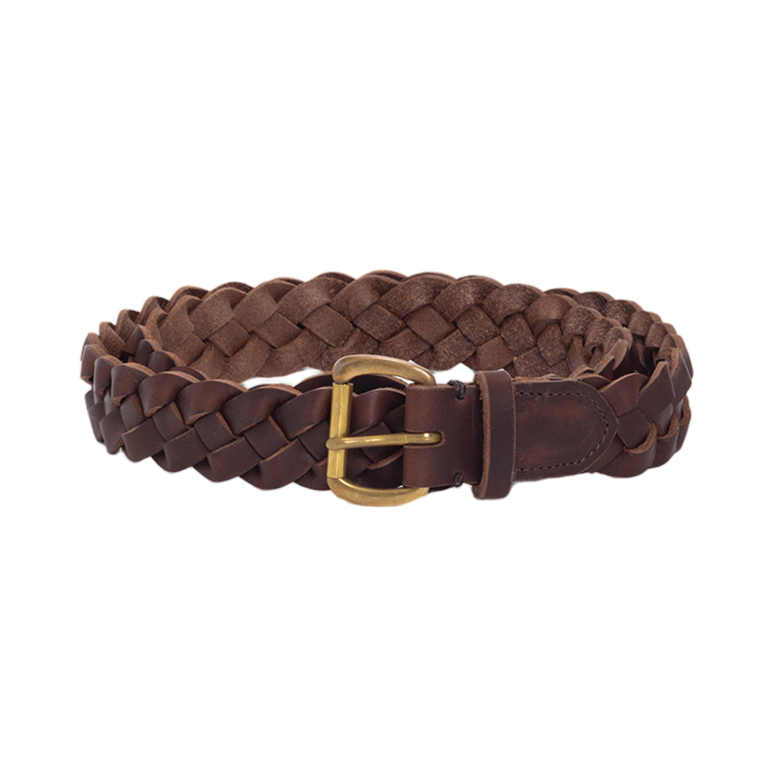 비즈빔 브레이디드 벨트 30mm 다크 브라운(Visvim Braided Belt 30mm Dark Brown) - 1