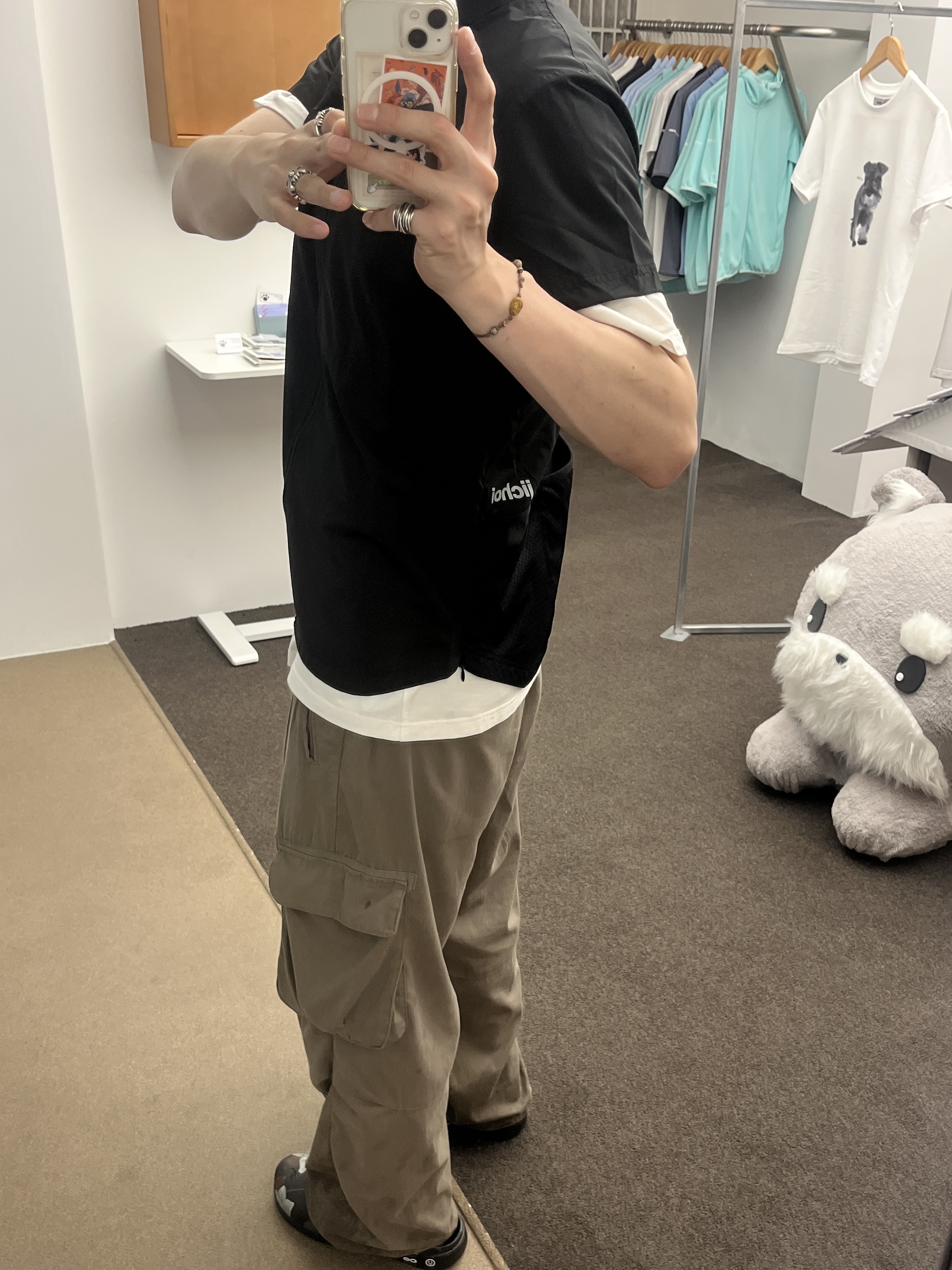 Cost Per Kilo Cocoon Denim Pants Grey, Asics x Kiko Kostadinov Gel Sokat Infinity Dark Grey 착용 스타일 - 4