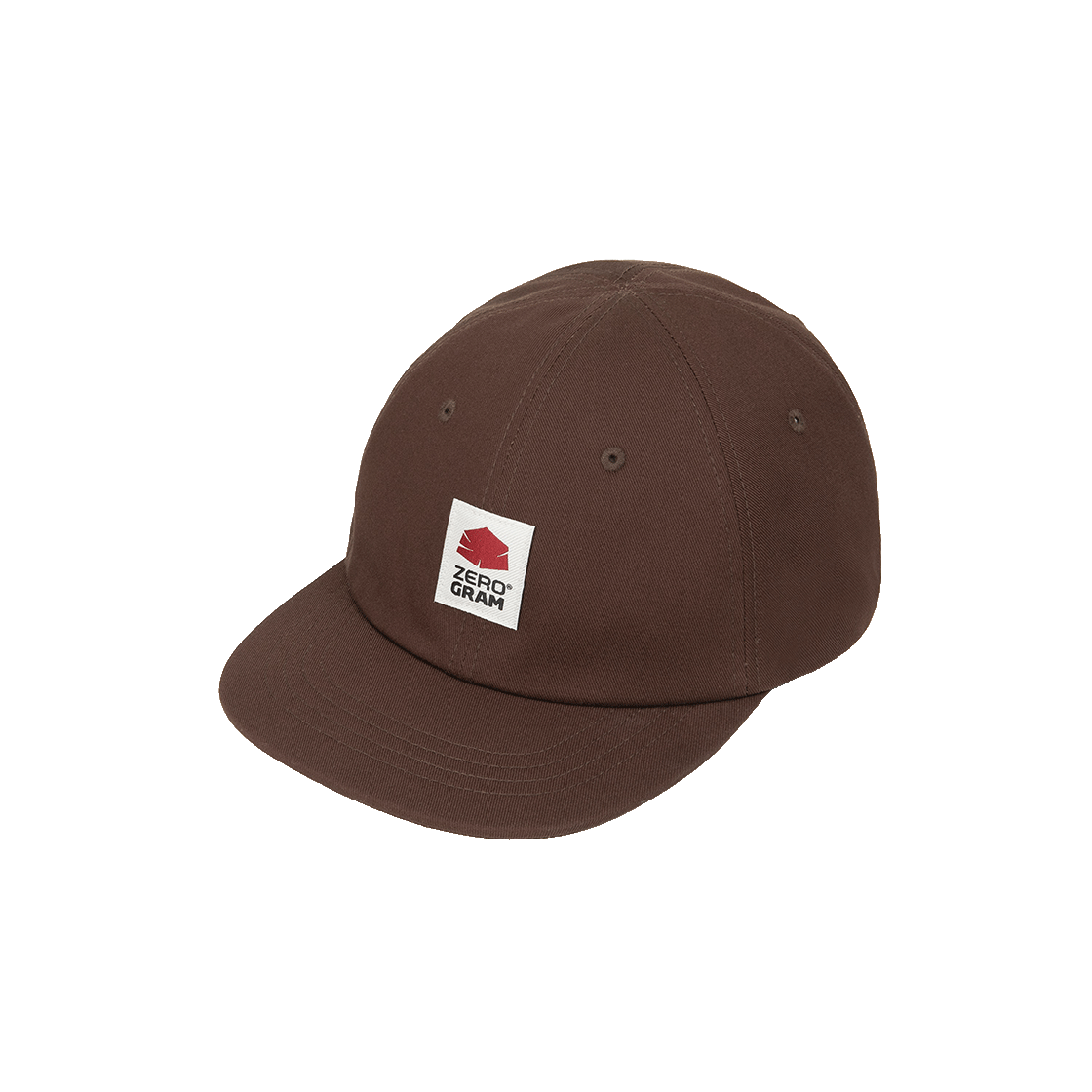 제로그램 게르 라벨 포인트 6패널 캡(Zerogram Ger Label Point 6Pannel Cap Brown)