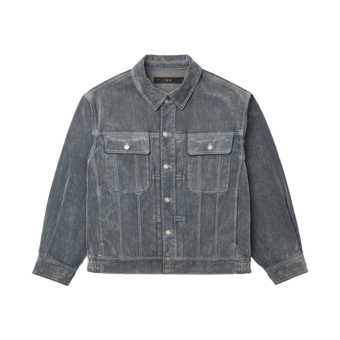 이로 루시드 벨벳 데님 트러커 자켓 그레이(Iro Lucide Velvet Denim Trucker Jacket Gray) - 2