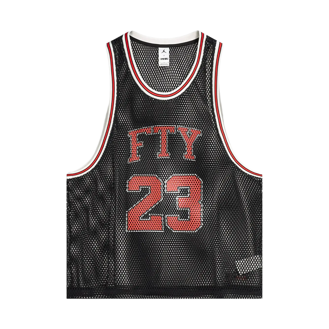 IQ6245-010 Jordan × Free The Youth Flight Basketball Jersey Black Light Crimson (IQ6245-010)