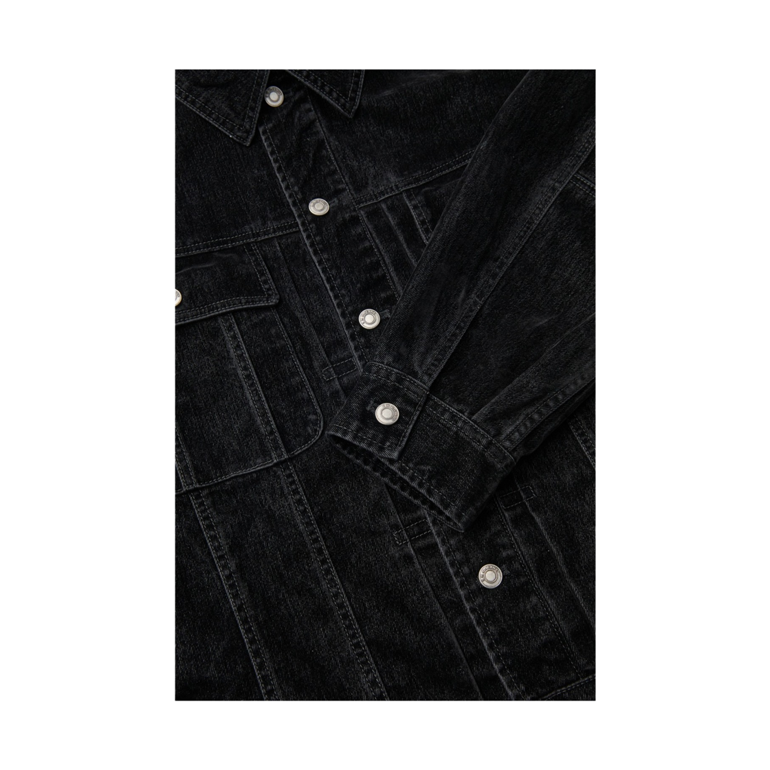 이로 루시드 벨벳 데님 트러커 자켓 블랙(Iro Lucide Velvet Denim Trucker Jacket Black) - 5