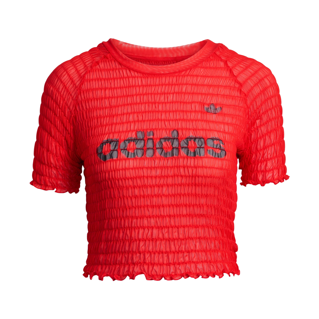 KE3432 (W) Adidas Originals Smoked Cali T-Shirt Better Scarlet - KR Sizing