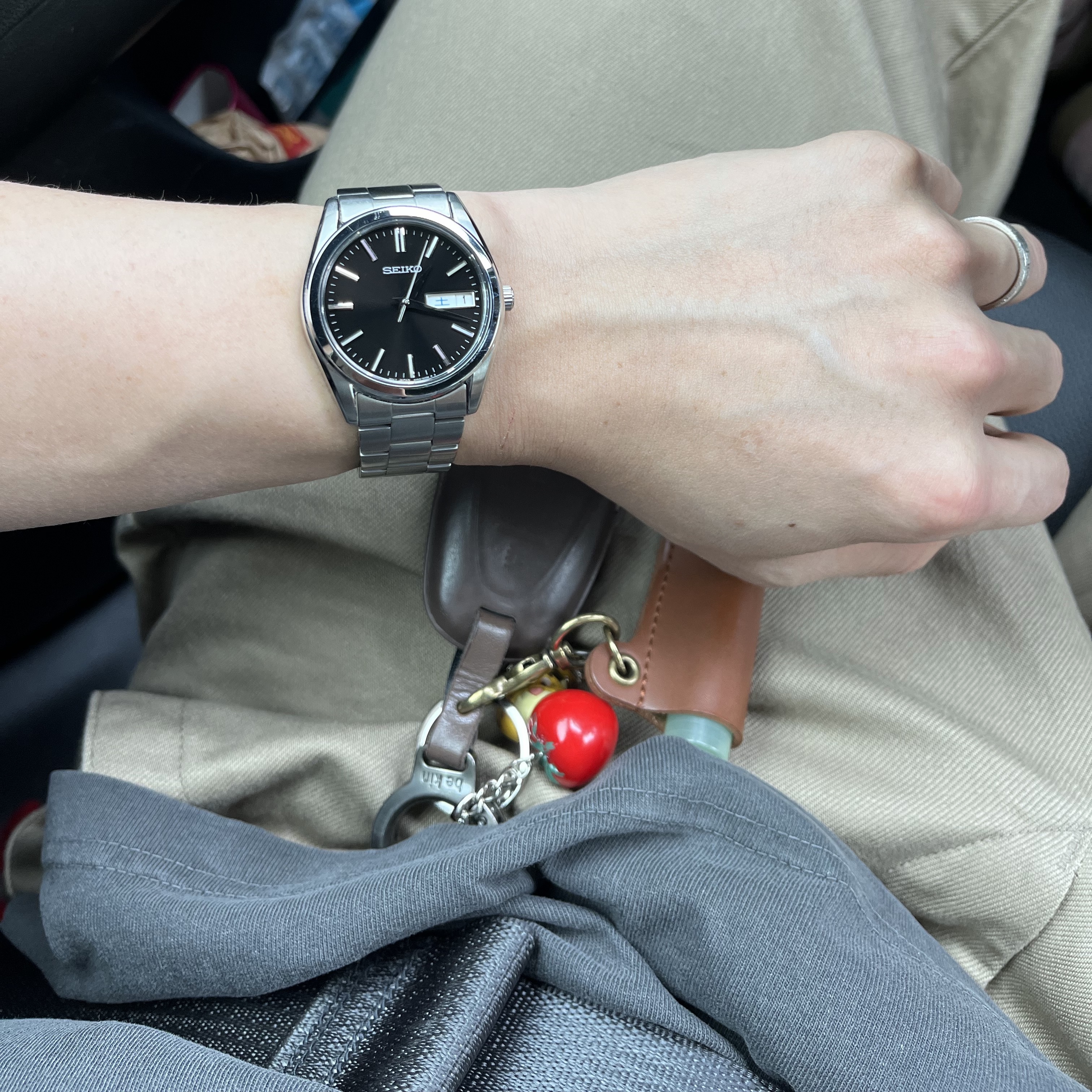 Seiko SBTH011 Black 착용 스타일