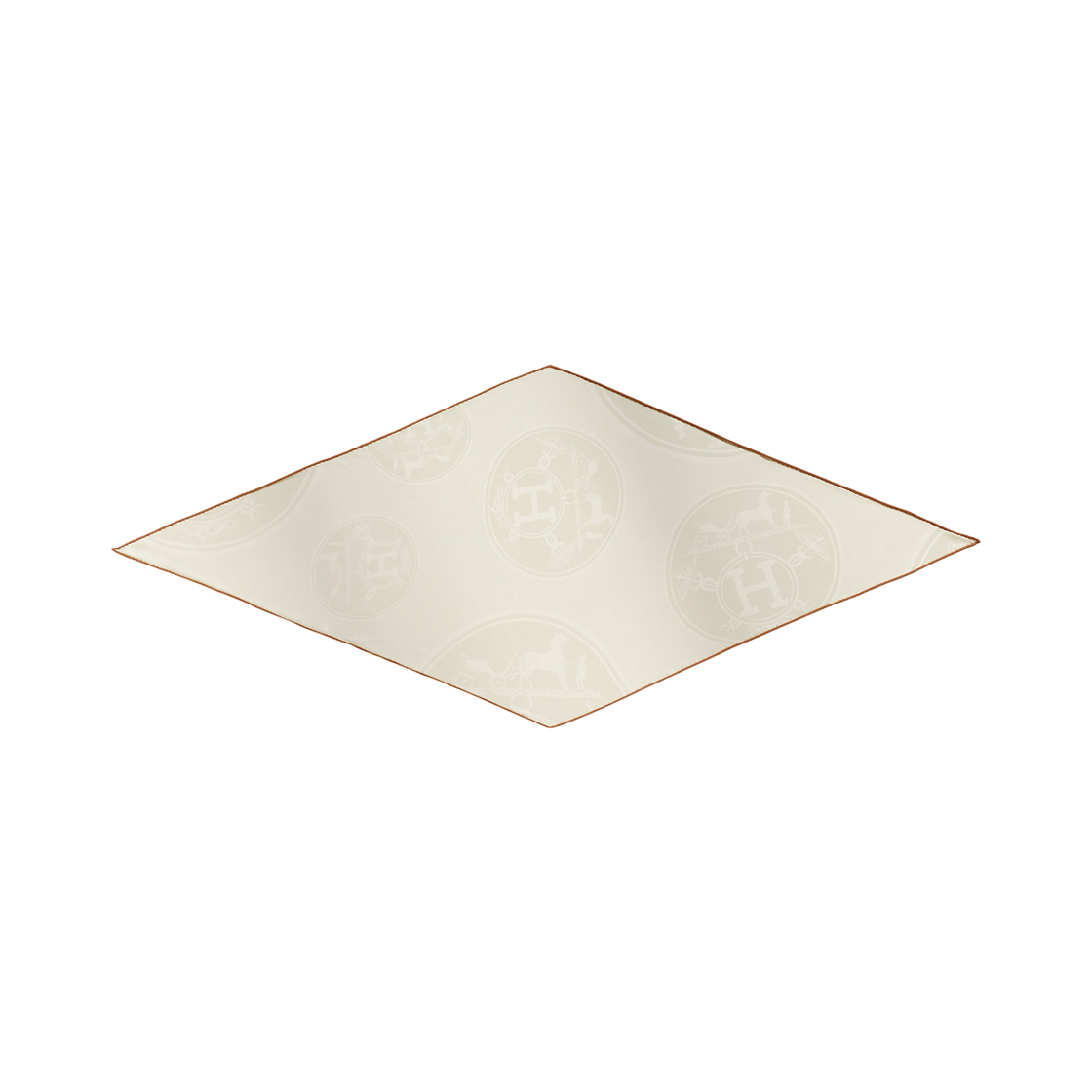 H942494S10 (W) Hermes New Libris Losange Ivoire