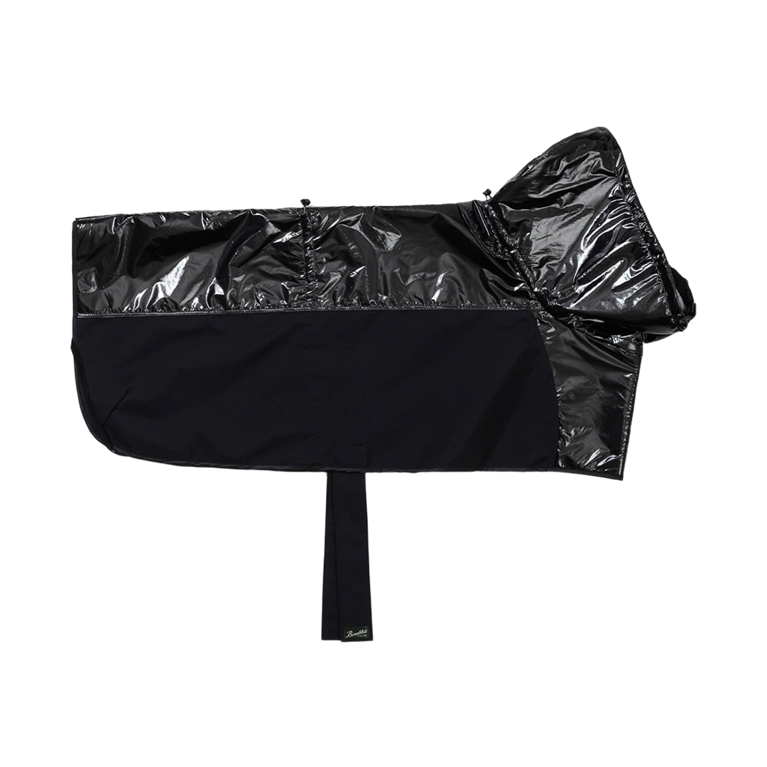 비에스래빗 글로스 패널 펫 레인 코트 블랙(Bsrabbit Gloss Panel Pet Rain Coat Black) - 2