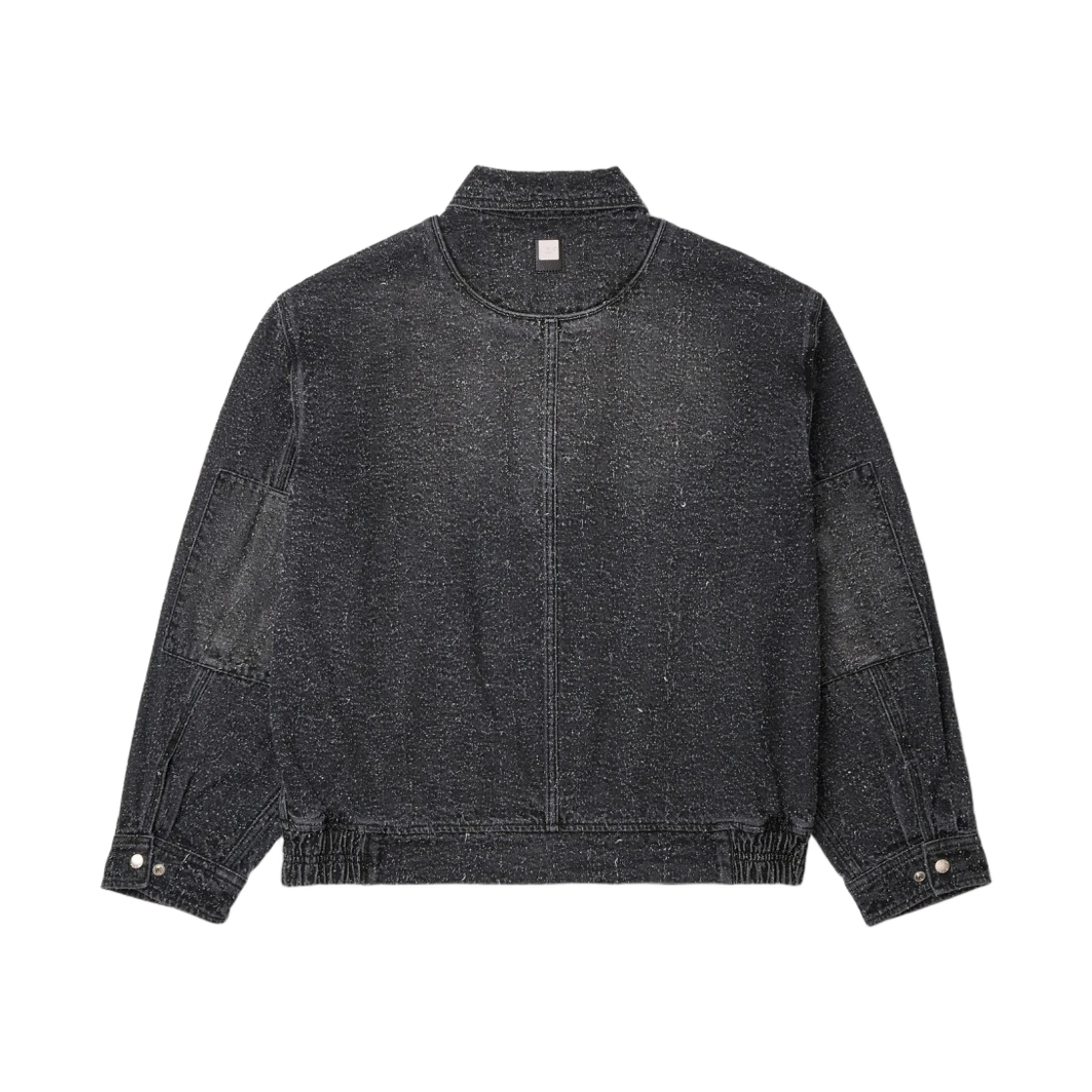 이로 아톰 펀칭 데님 블루종 자켓 블랙(Iro Atome Punching Denim Blouson Jacket Black) - 3