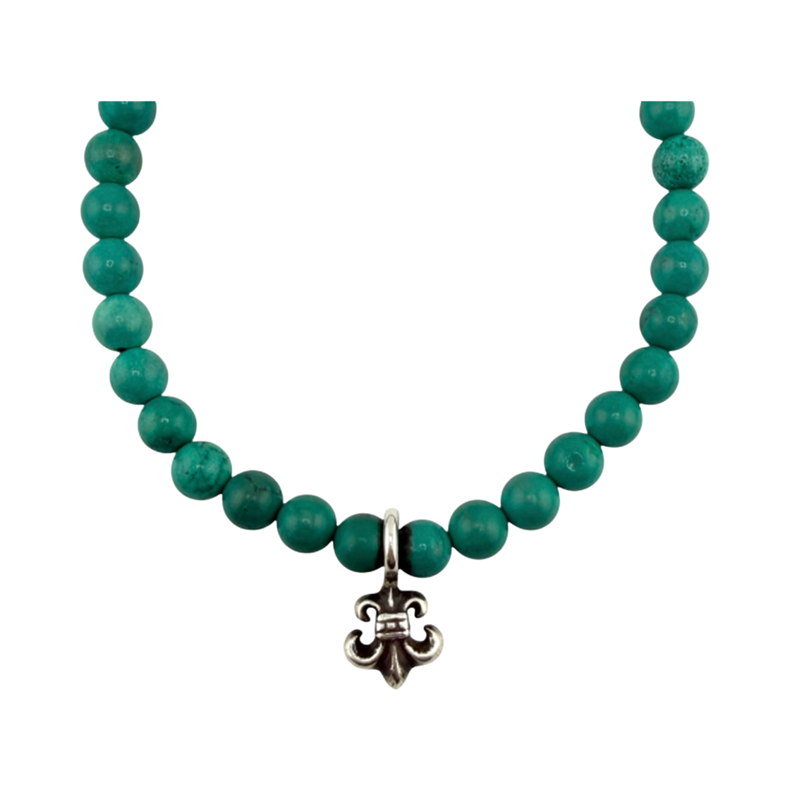 더도산 크롬하츠 플레어 터키석 팔찌(the dosan_ Chrome Hearts Flare Turquoise Bracelet) - 2
