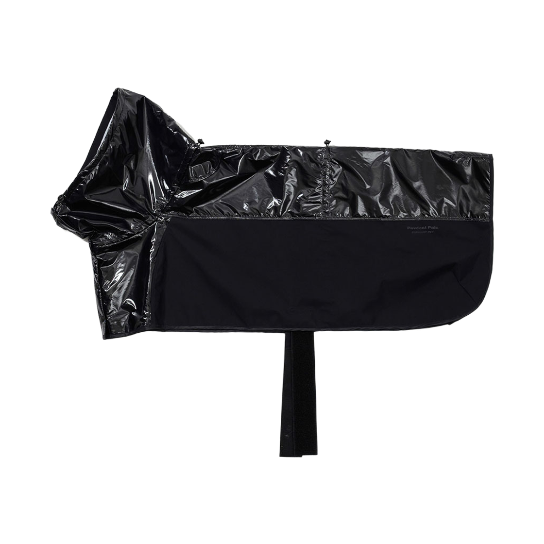비에스래빗 글로스 패널 펫 레인 코트 블랙(Bsrabbit Gloss Panel Pet Rain Coat Black) - 1