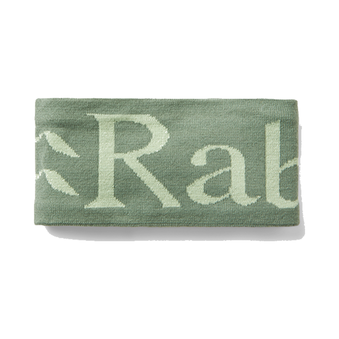 랩 니트로고헤드밴드 다크 피그 그린 피그 그린(Rab Knitted Logo Headband Dark Fig Green Fig Green)